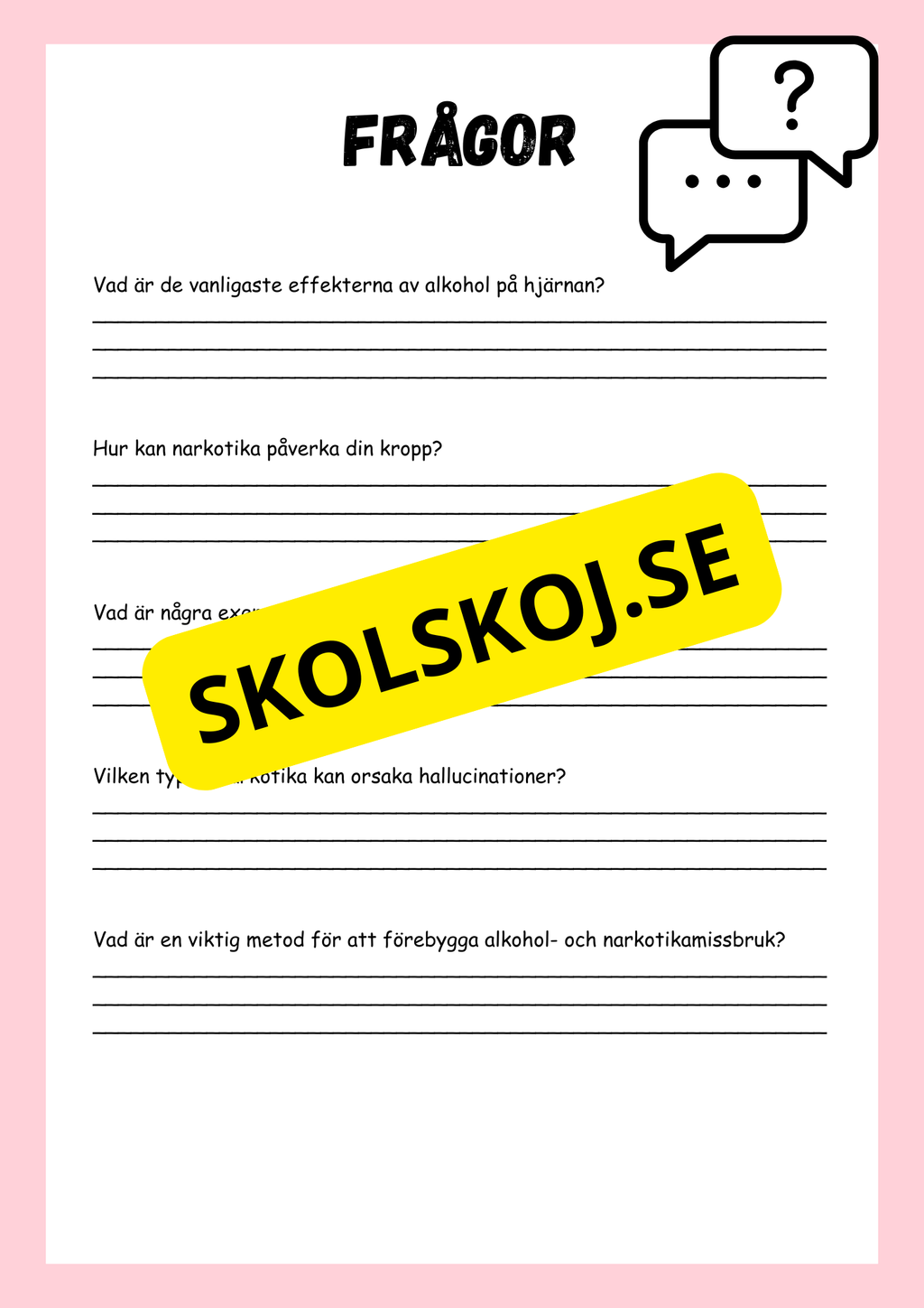 Grunderna i hälsa - NO - Årskurs 5 - 6