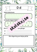 Häfte - Jag lär mig alfabetet häfte