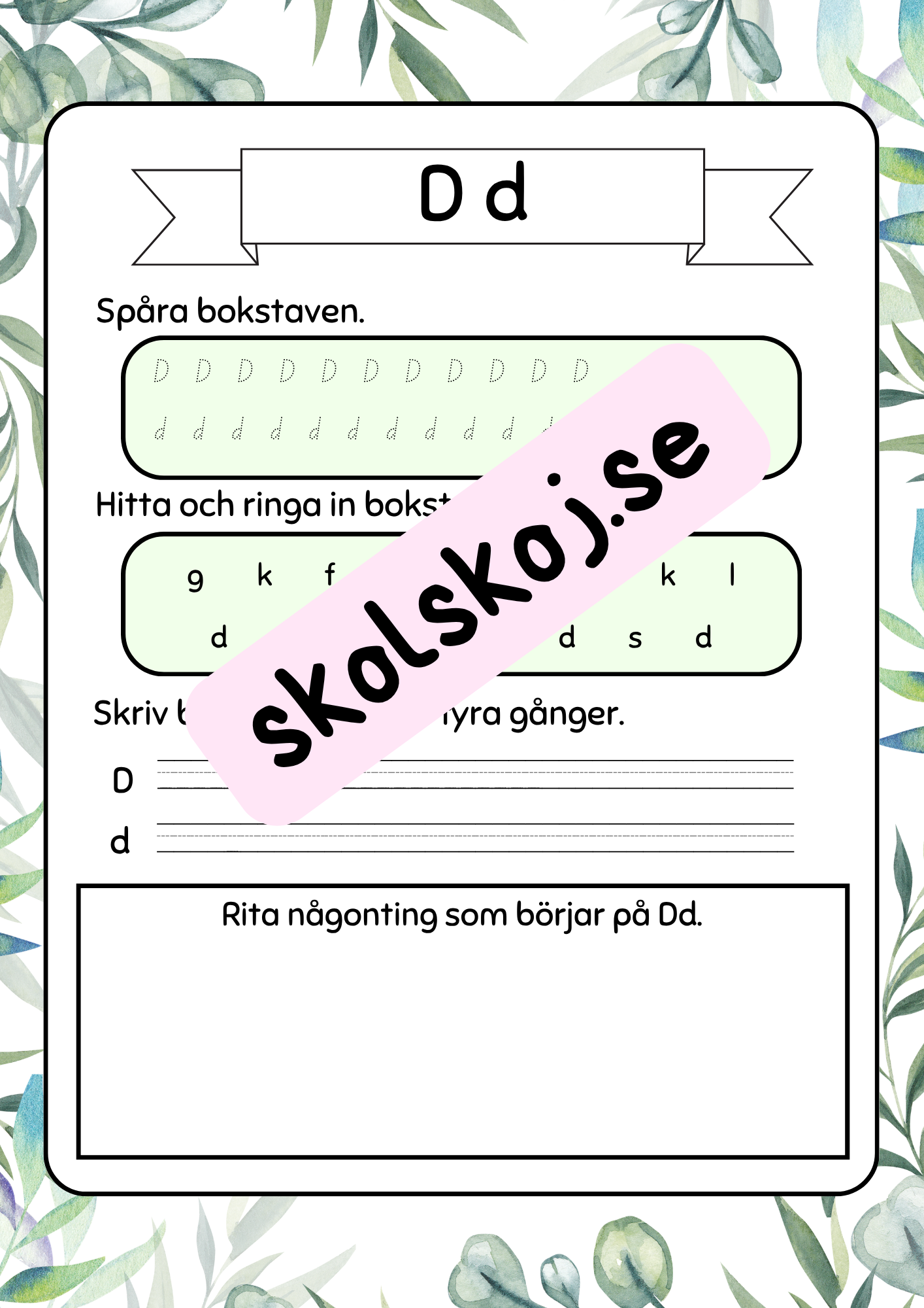 Häfte - Jag lär mig alfabetet häfte