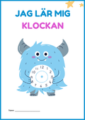 Jag lär mig klockan