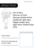 Häfte: Läsförståelse nivå 1 del 3