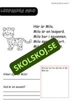 Häfte: Läsförståelse nivå 1 del 3
