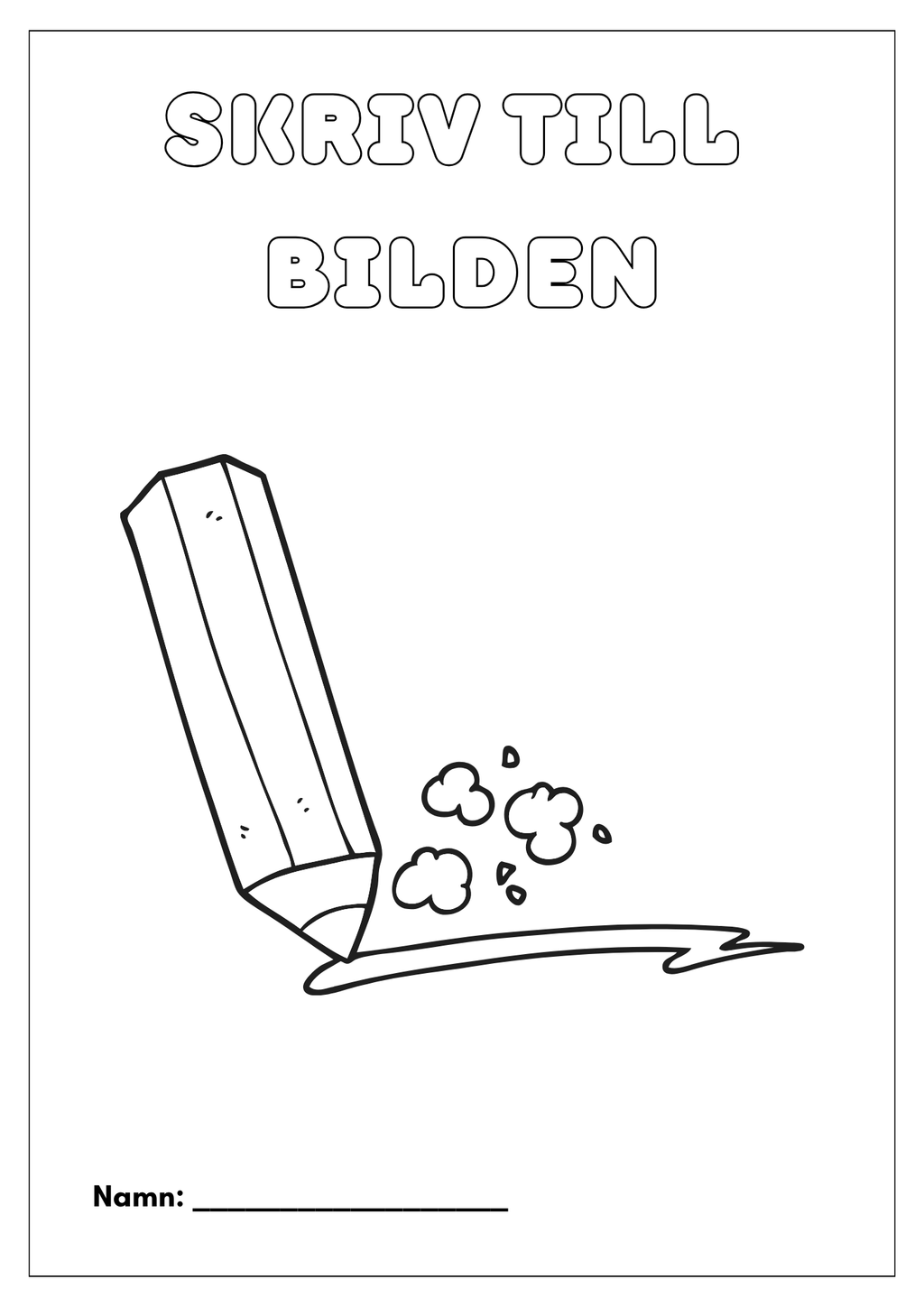 Häfte - Skriv till bilden