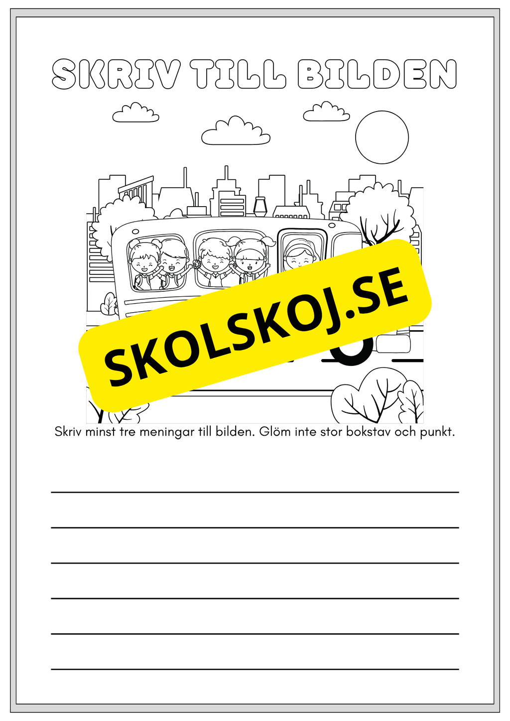 Häfte - Skriv till bilden