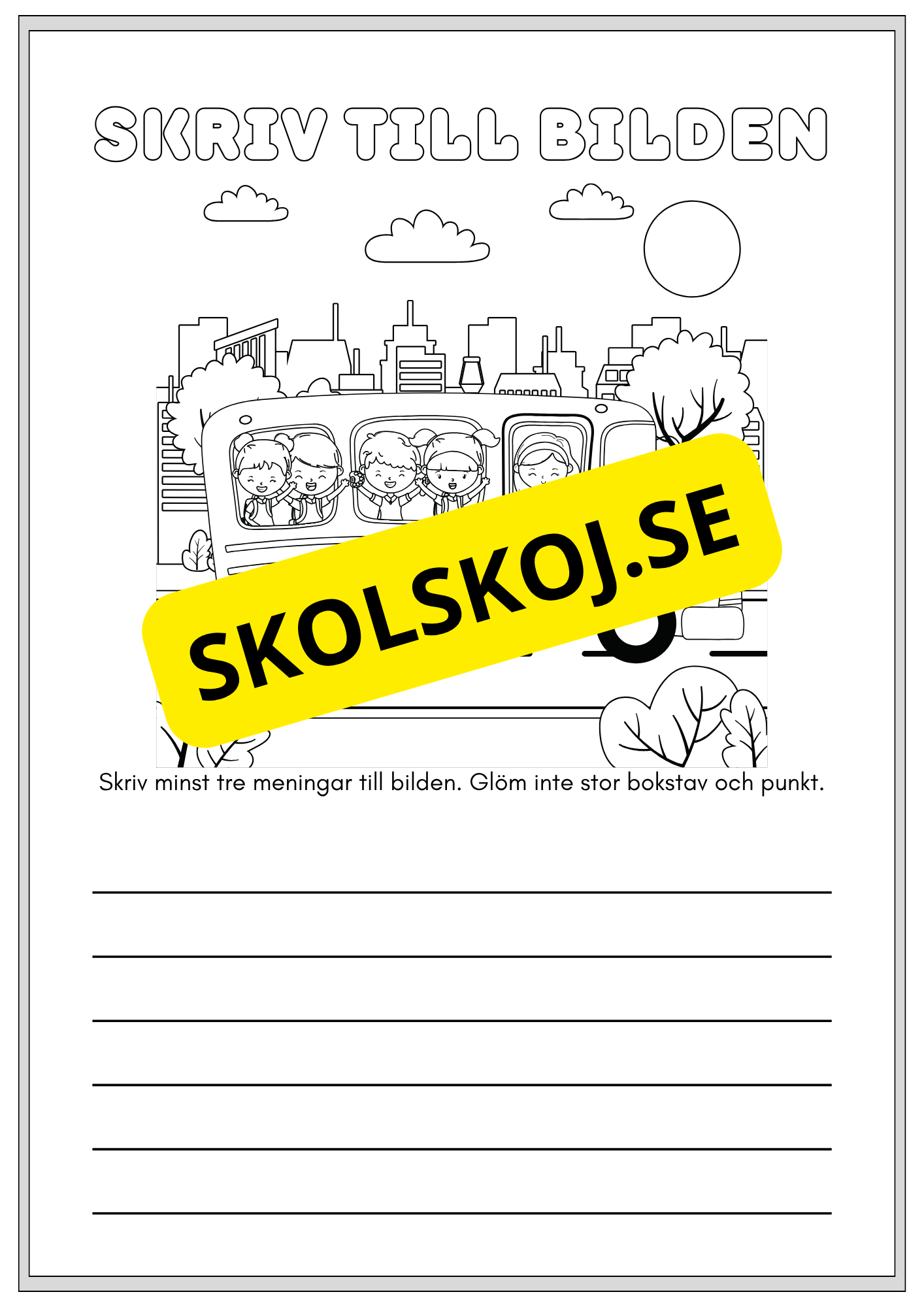 Häfte - Skriv till bilden
