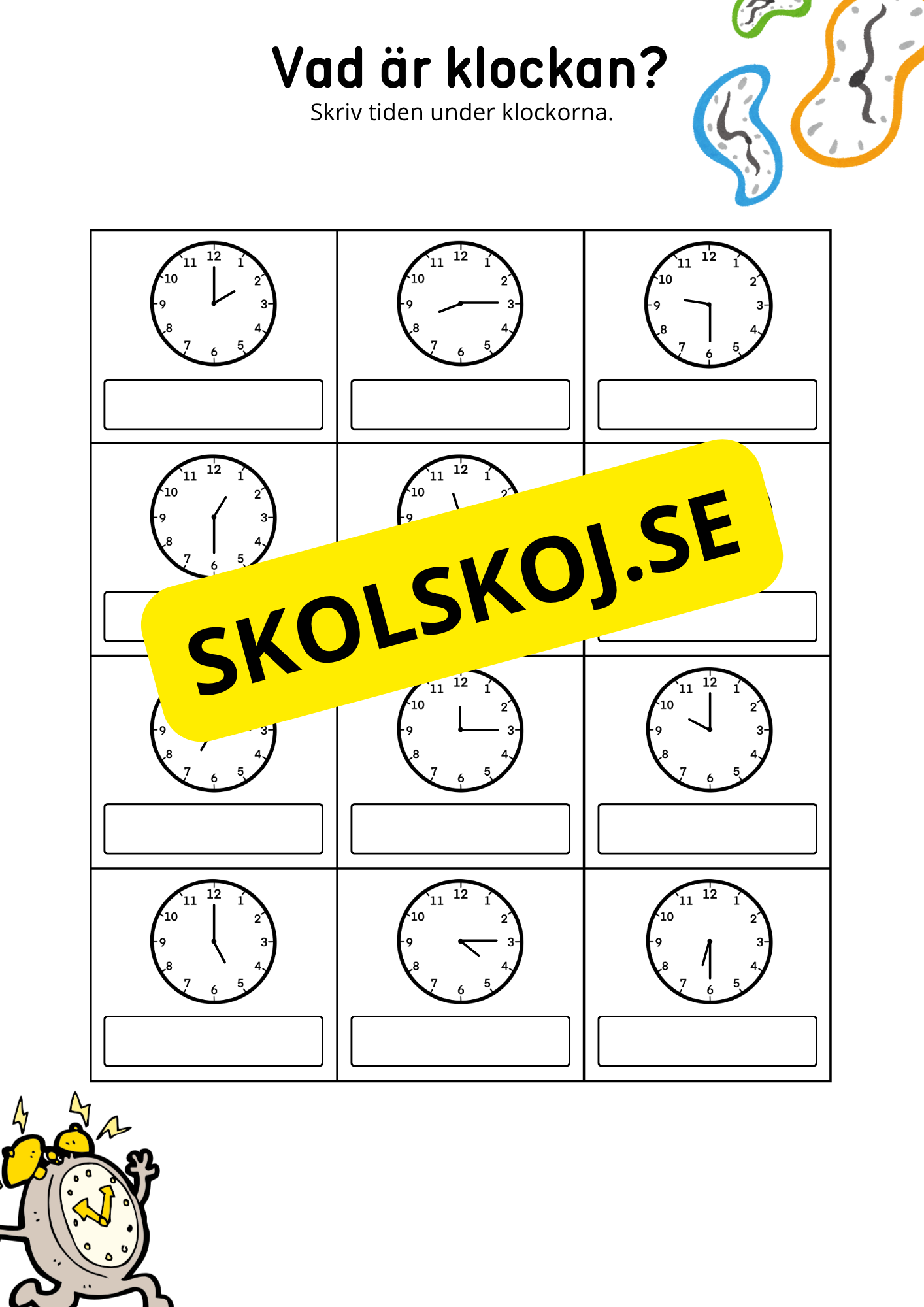 Häfte - Vad är klockan
