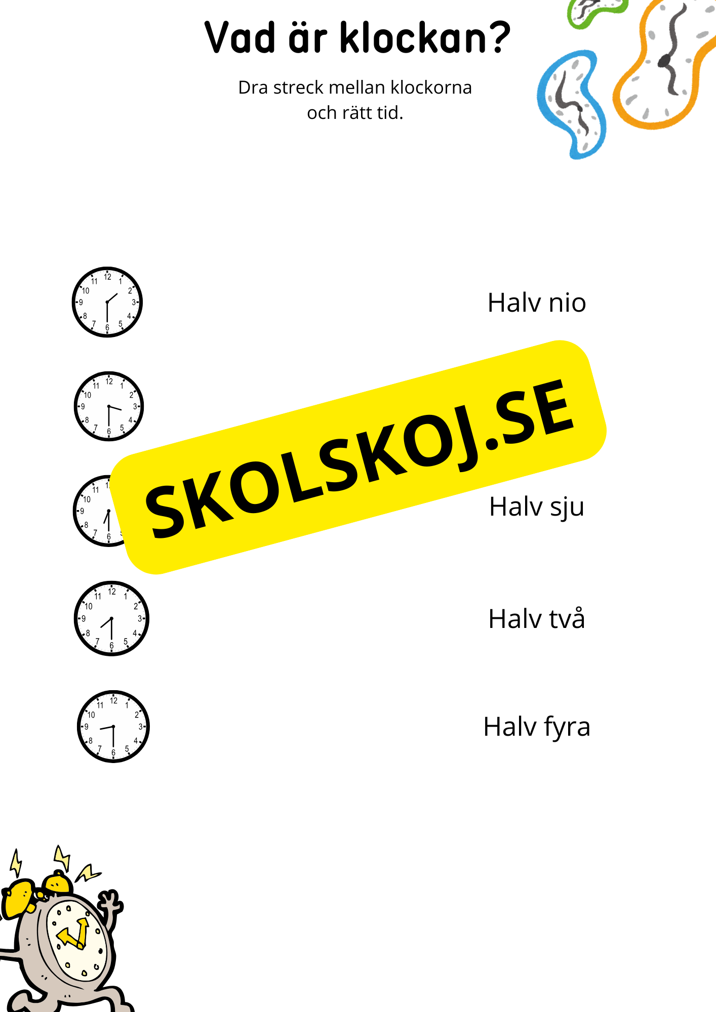 Häfte - Vad är klockan