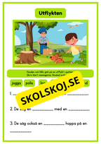 Häfte som tränar läsförståelse