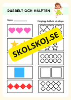 Hälften och dubbelt 0 - 40
