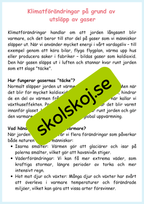 Hållbar utveckling årskurs 4 - 6