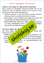 Hållbar utveckling årskurs 4 - 6