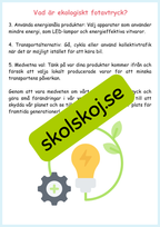 Hållbar utveckling årskurs 4 - 6
