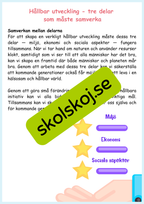 Hållbar utveckling årskurs 4 - 6