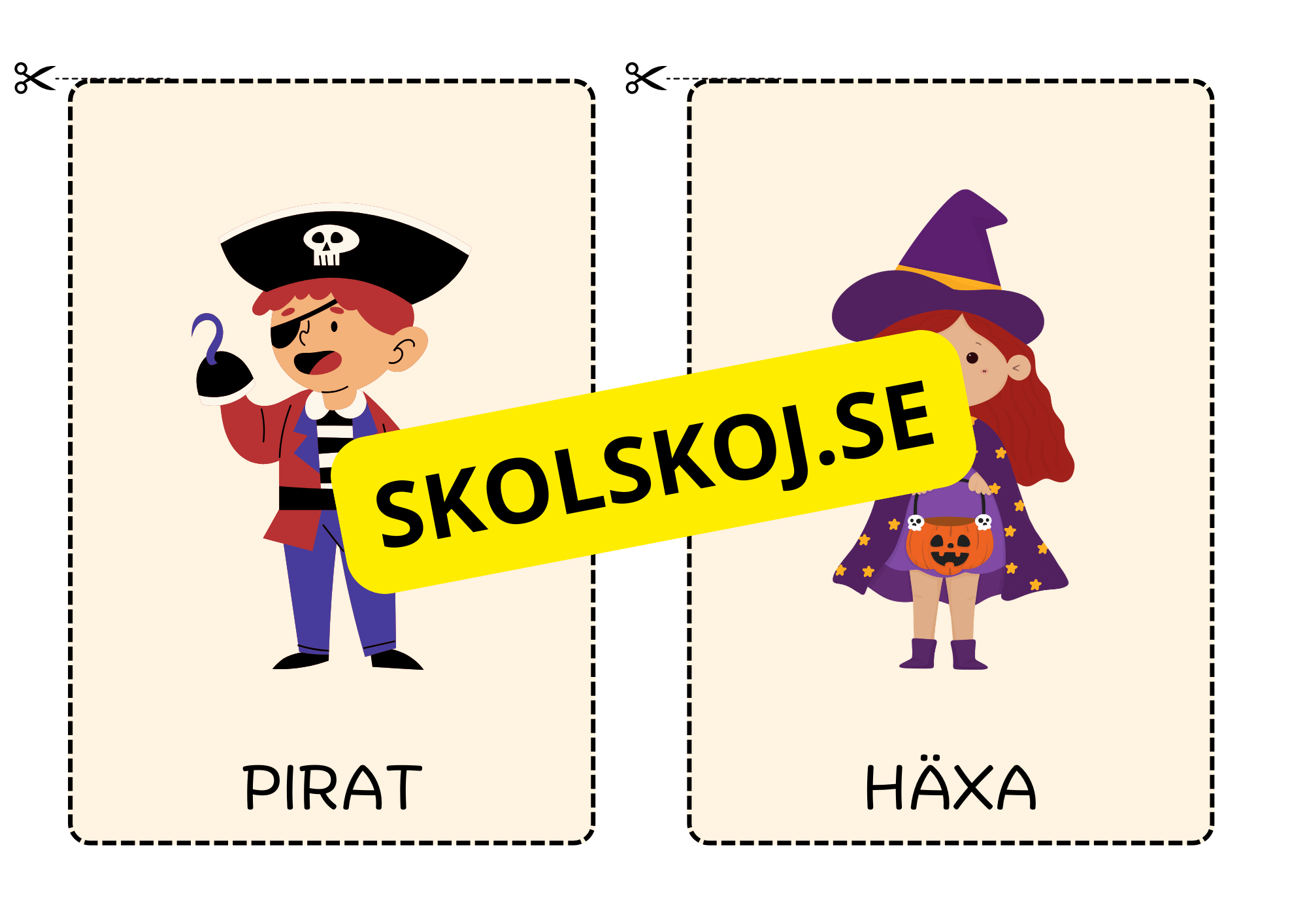 Halloween - Charader (20 kort)