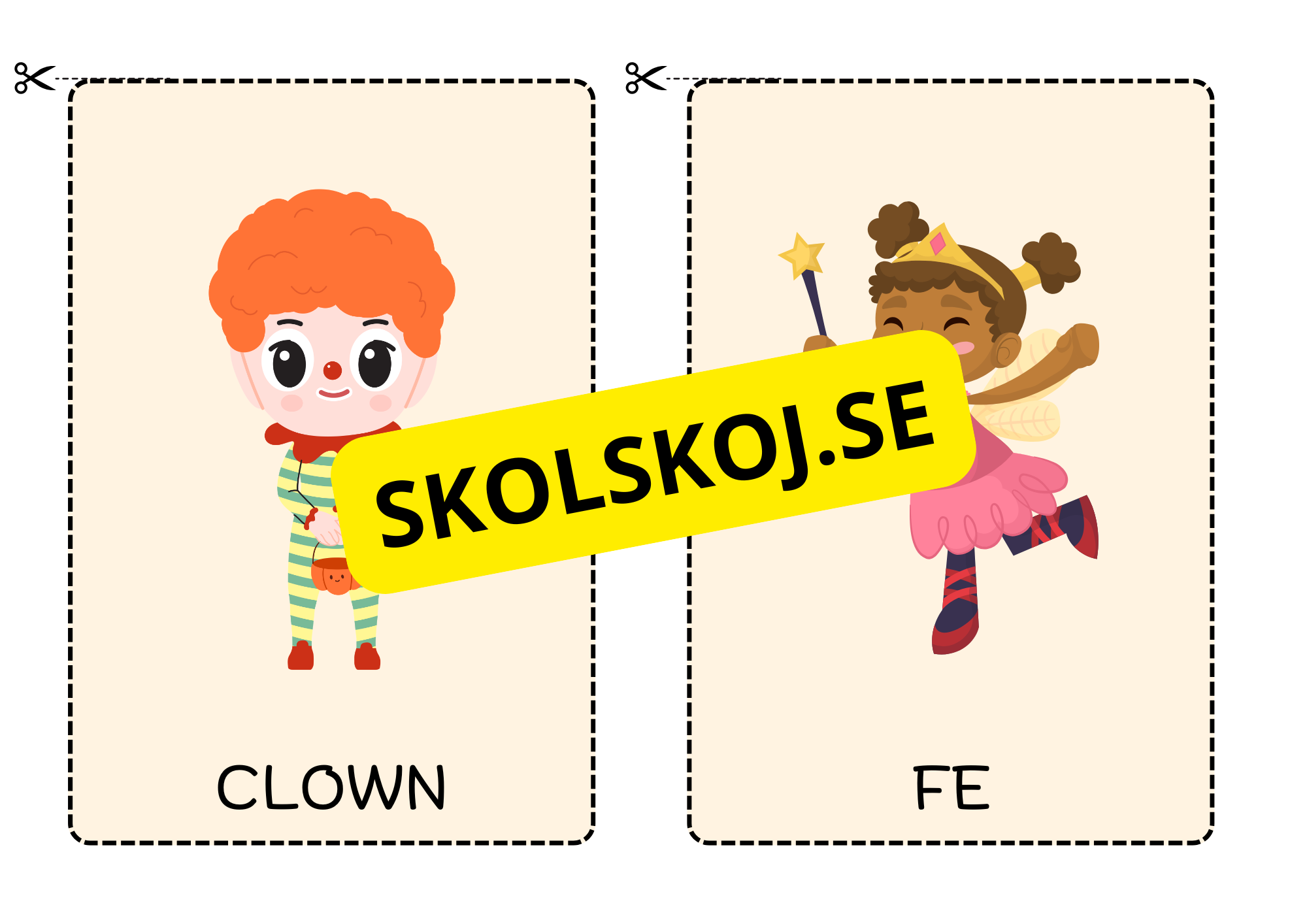 Halloween - Charader (20 kort)
