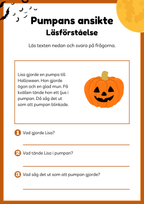 Lättläst läsförståelse - Halloween