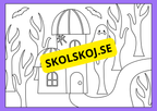 Halloween - Målarbok
