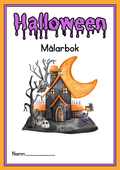 Halloween - Målarbok