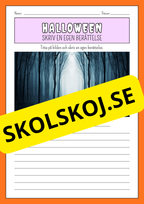 Halloween - Skriv en egen berättelse