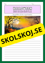 Halloween - Skriv en egen berättelse