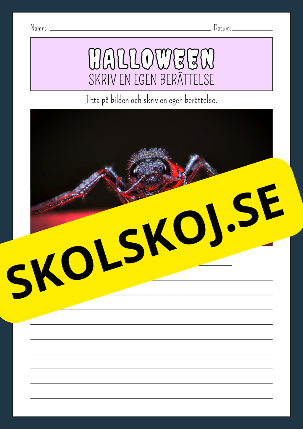 Halloween - Skriv en egen berättelse