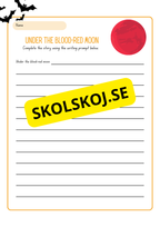 Halloween - English writing prompts