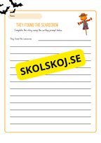 Halloween - English writing prompts
