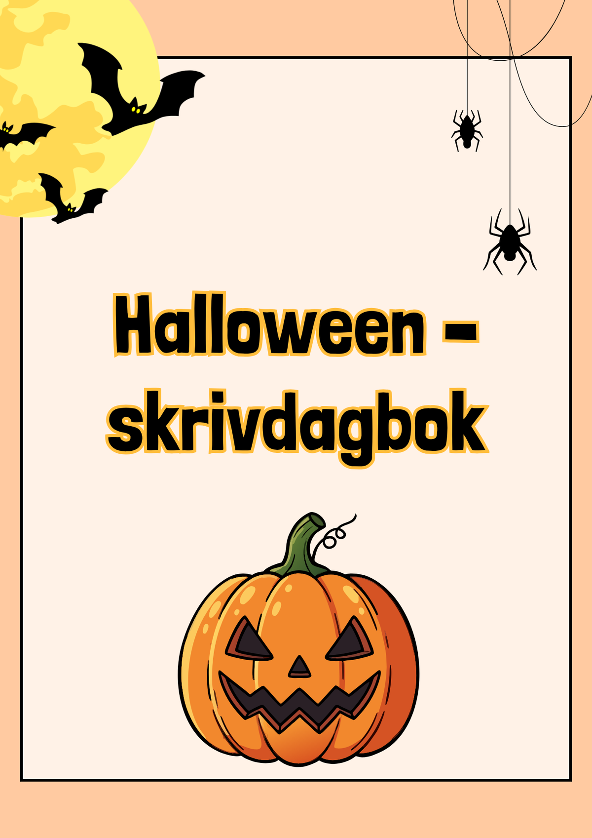 Halloween – skrivdagbok