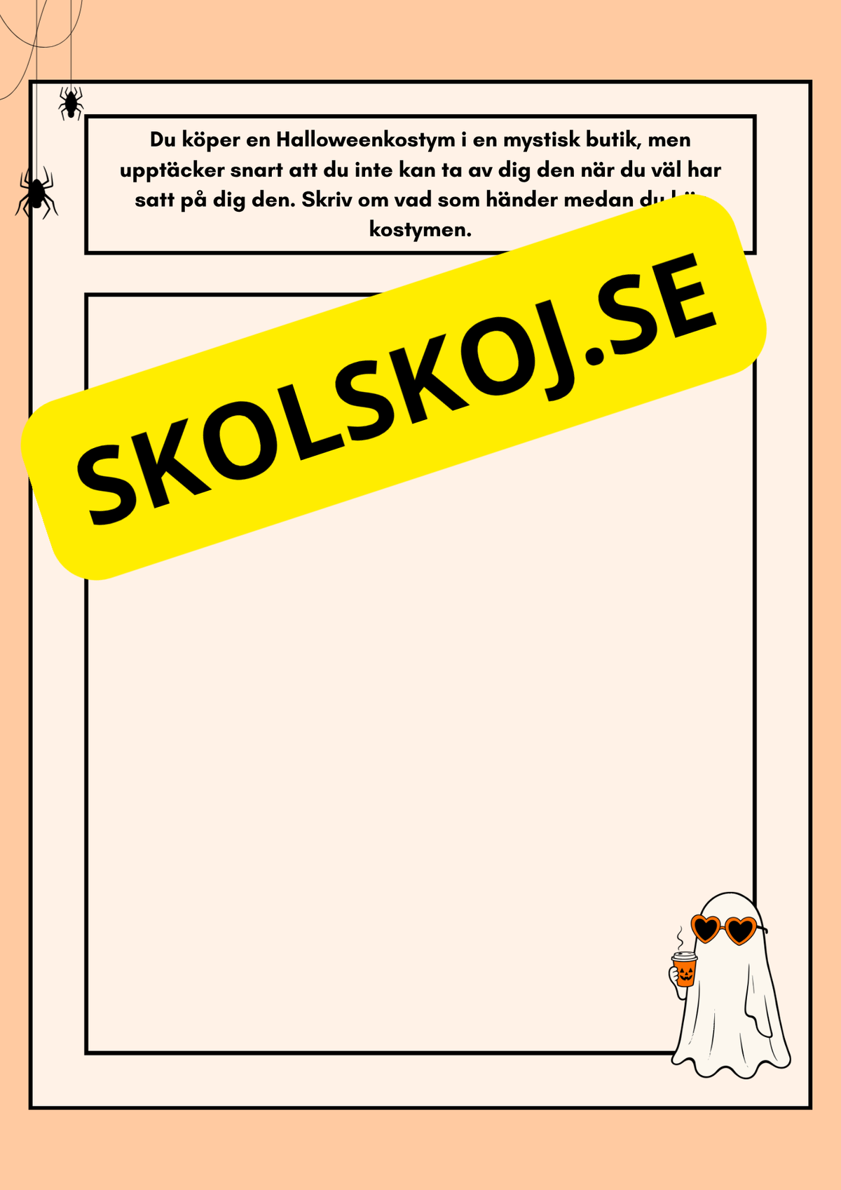 Halloween – skrivdagbok