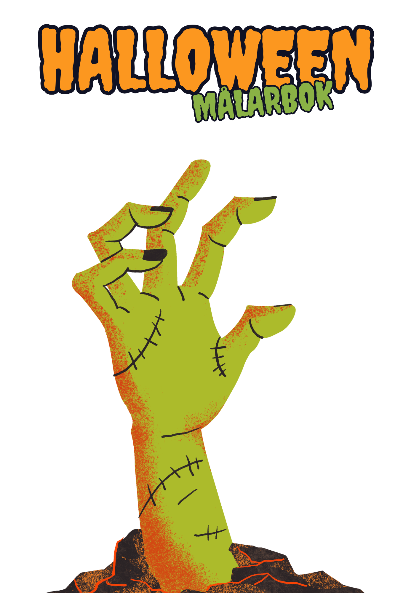 Målarbok - Halloween