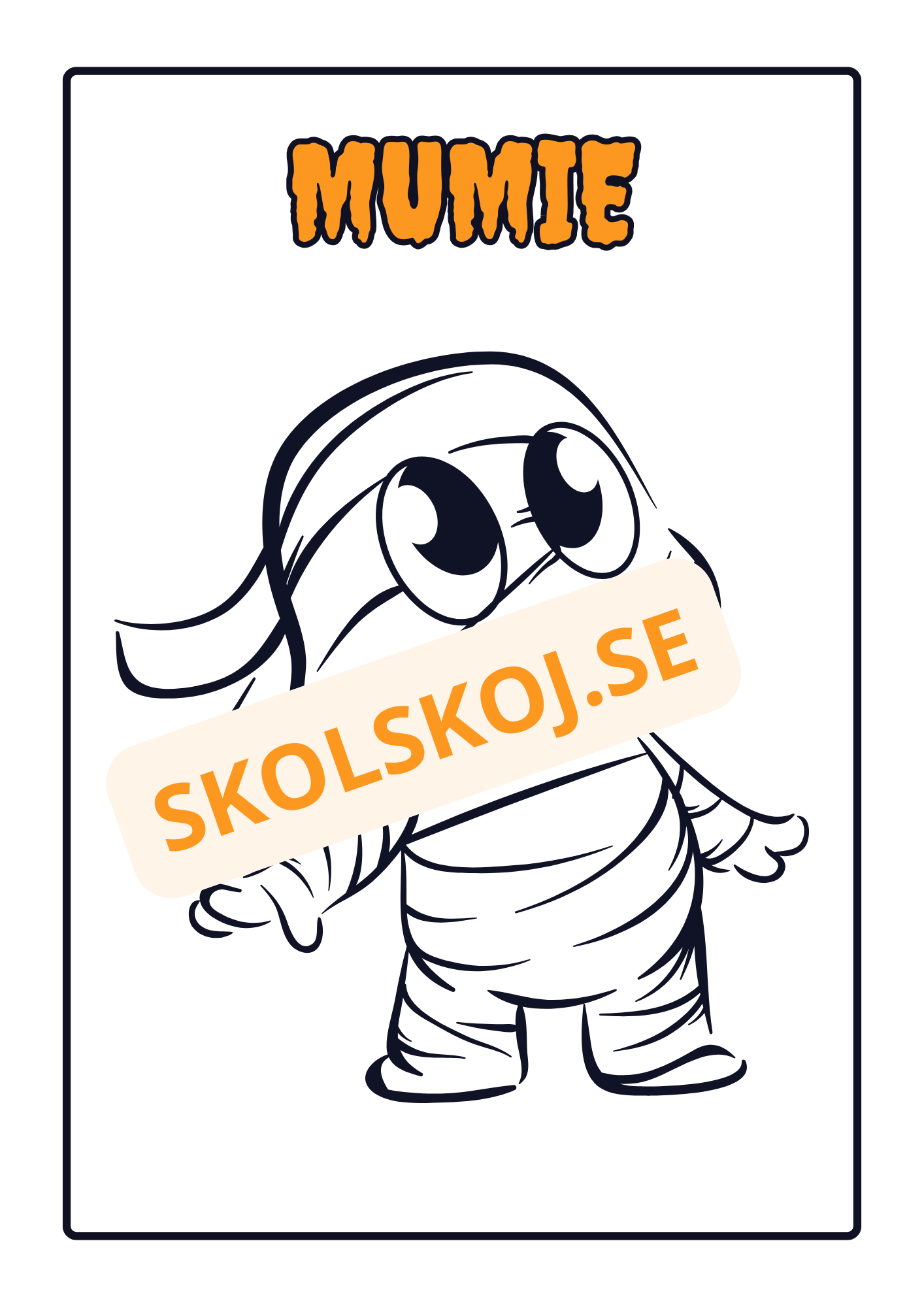 Målarbok - Halloween