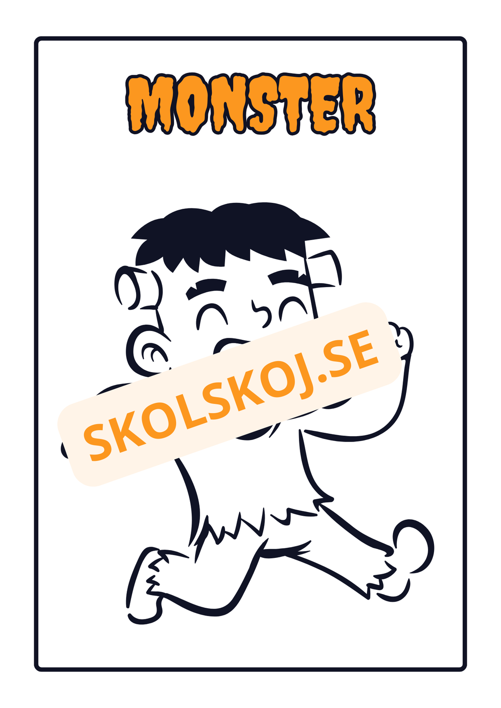 Målarbok - Halloween