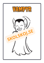 Målarbok - Halloween