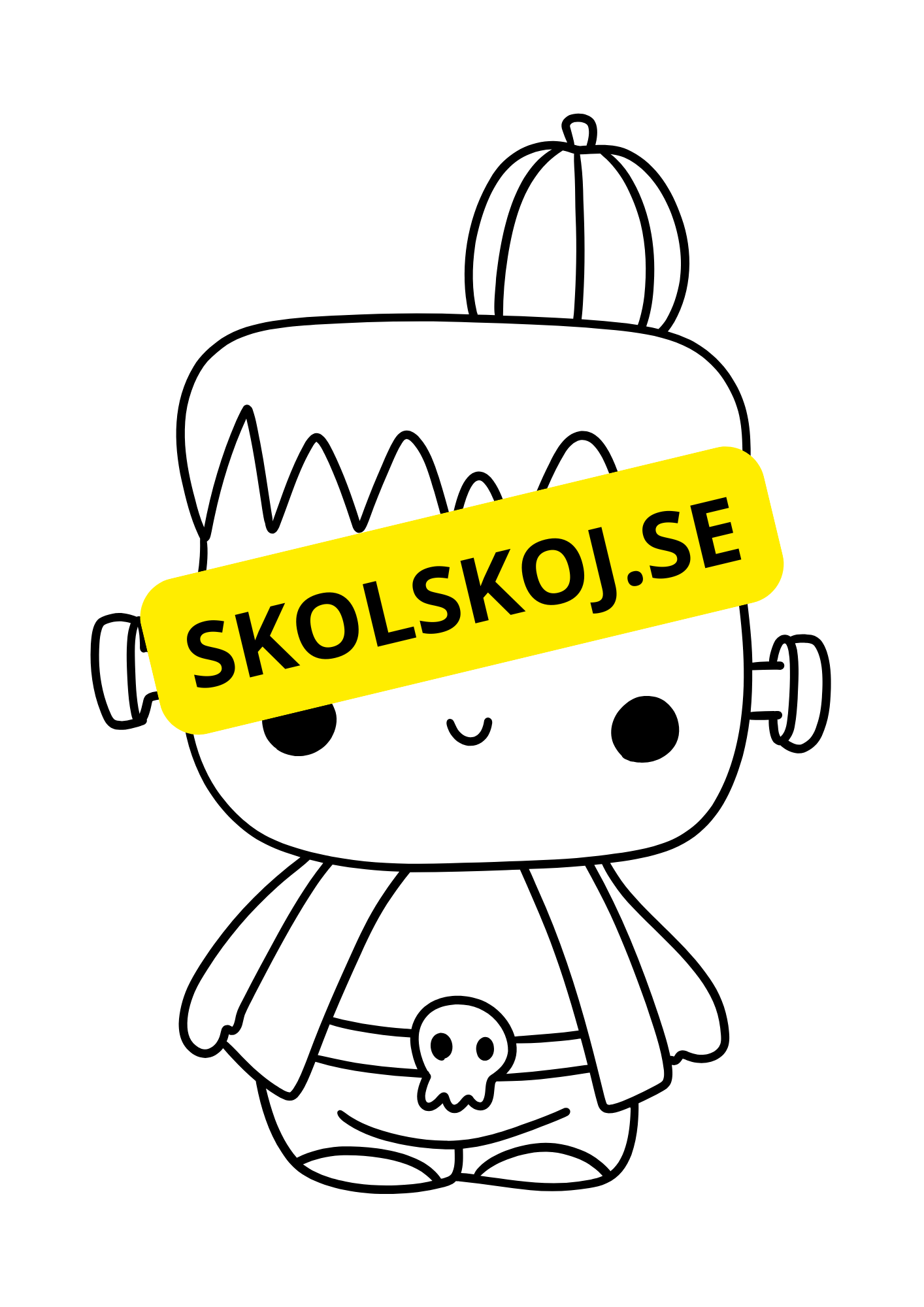 Halloween målarhäfte