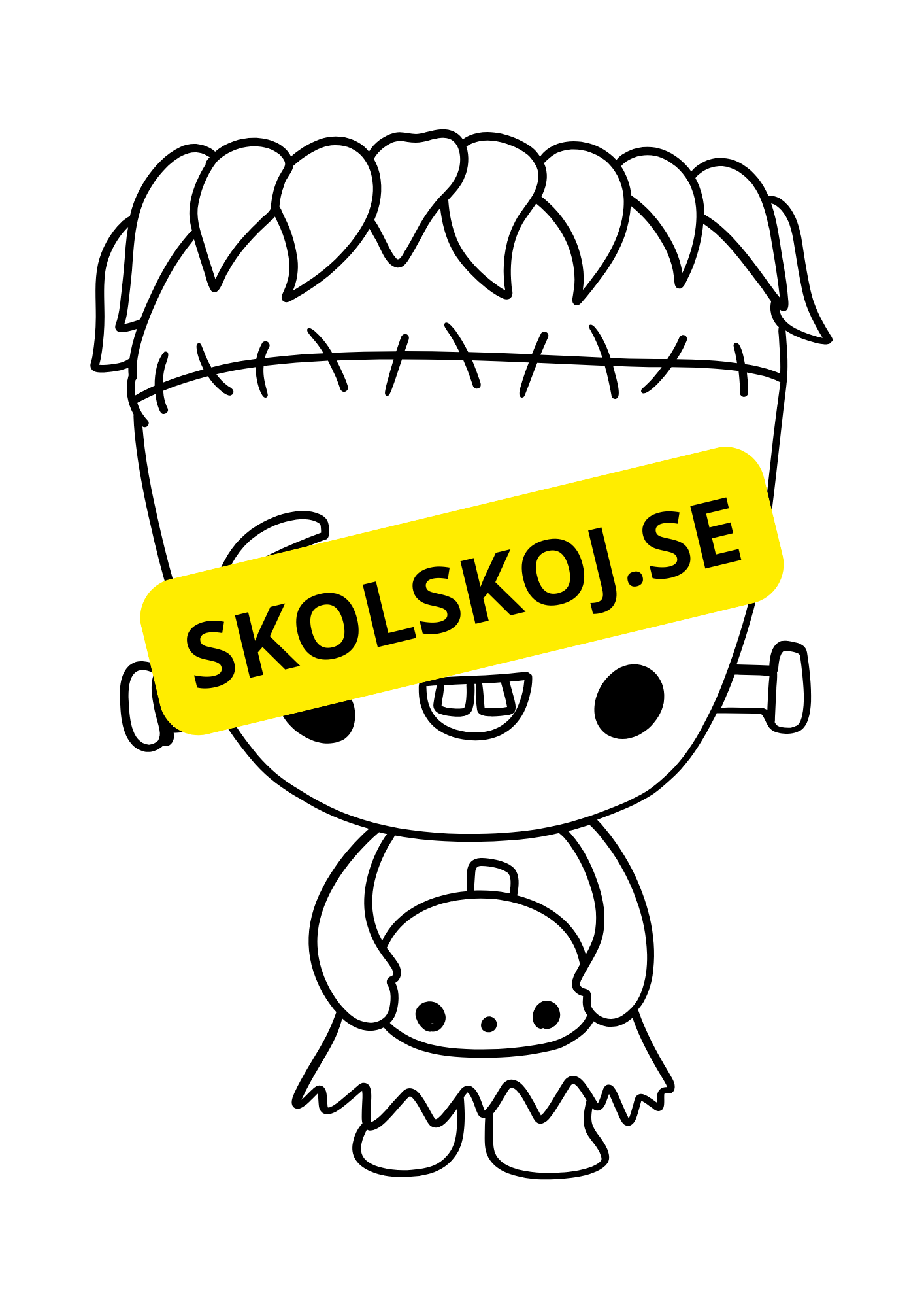 Halloween målarhäfte