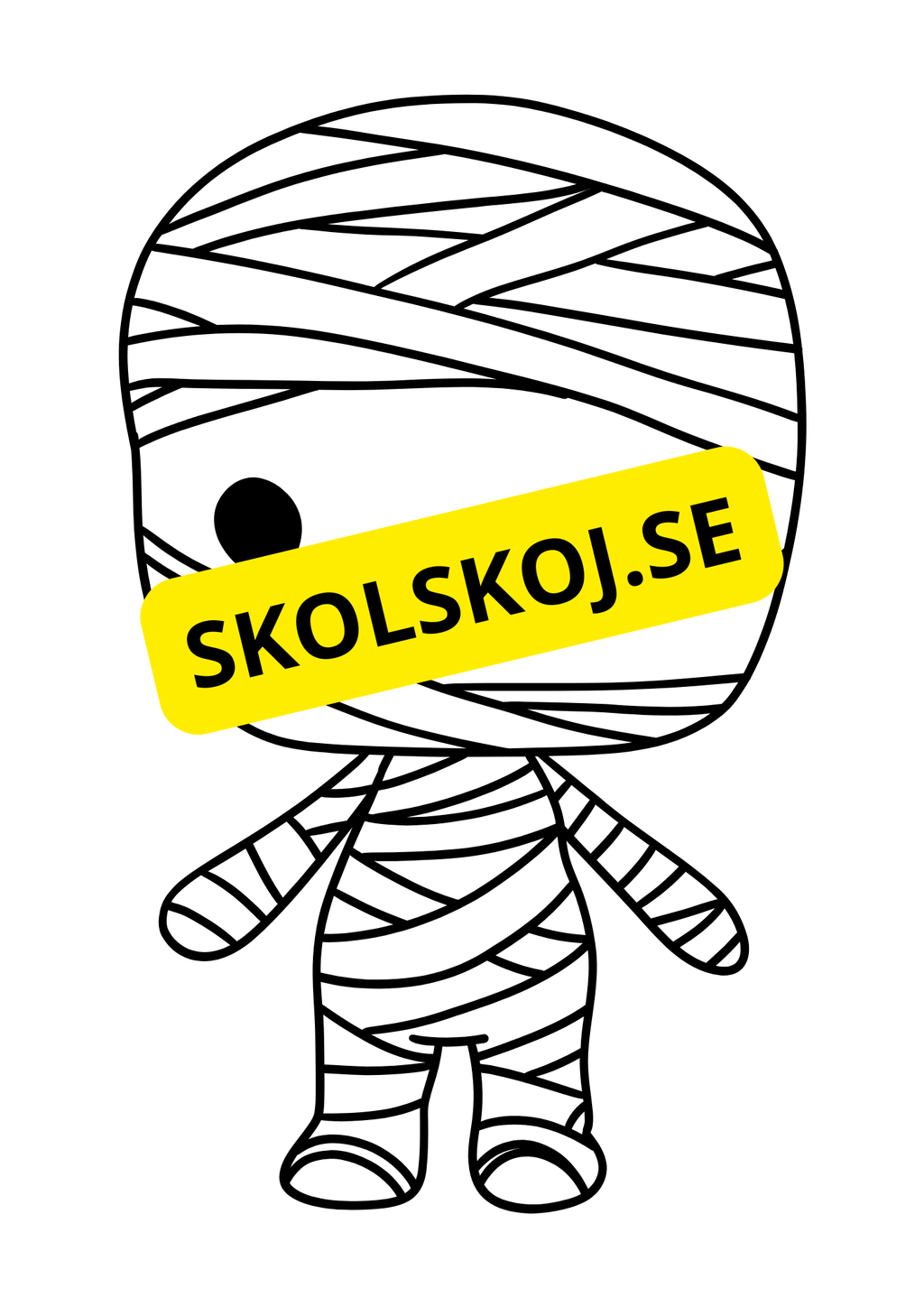 Halloween målarhäfte