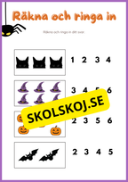 Halloween matematik 0 - 10