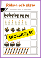 Halloween matematik 0 - 10