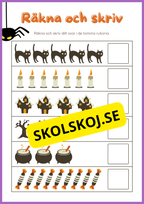 Halloween matematik 0 - 10