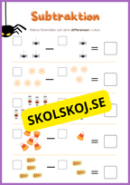 Halloween matematik 0 - 10