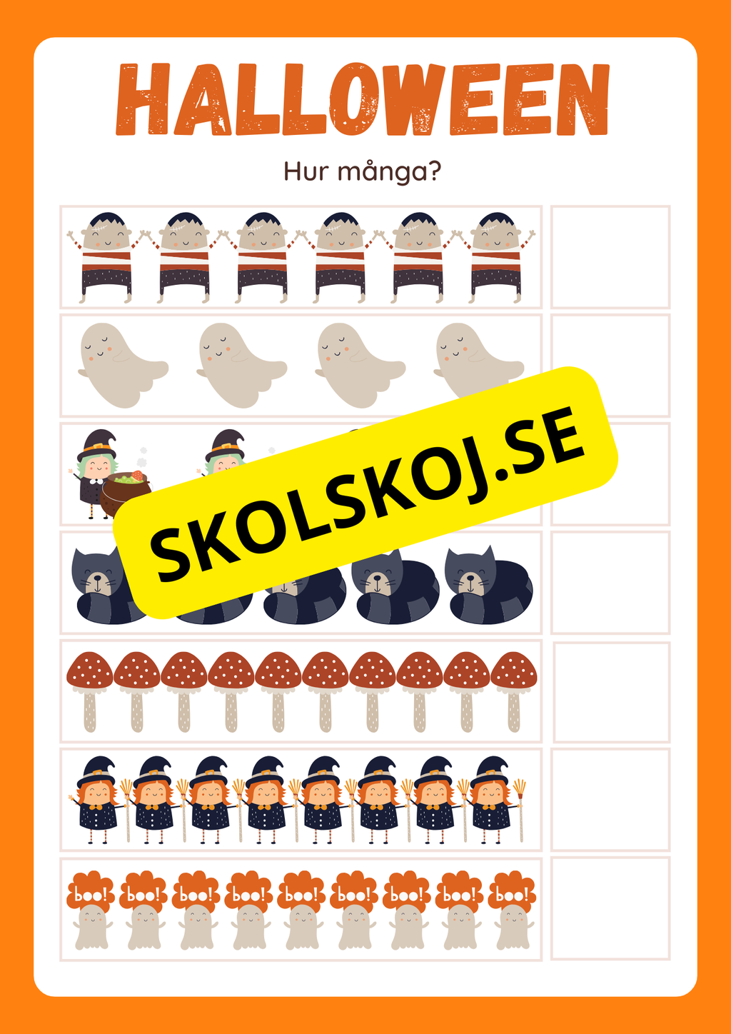 Halloween matematik