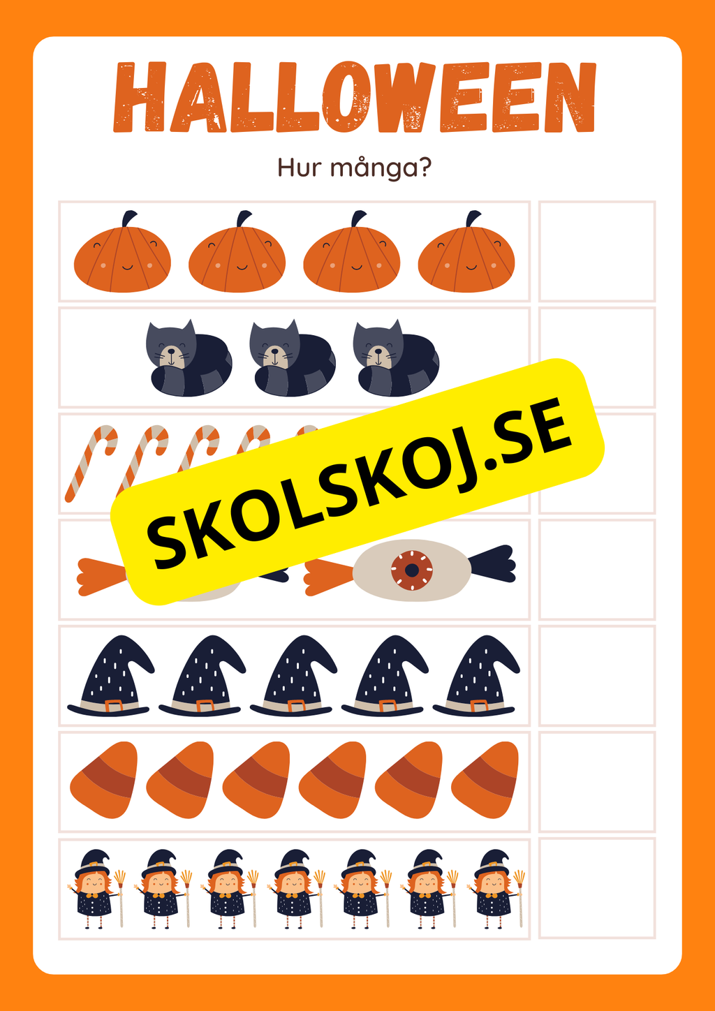Halloween matematik