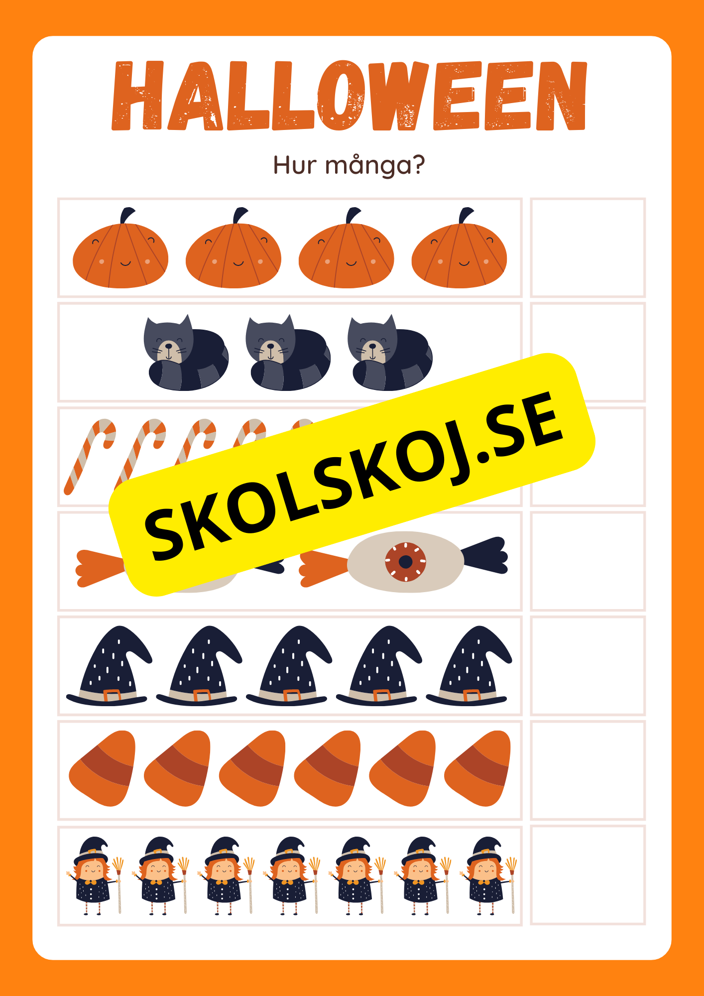 Halloween matematik