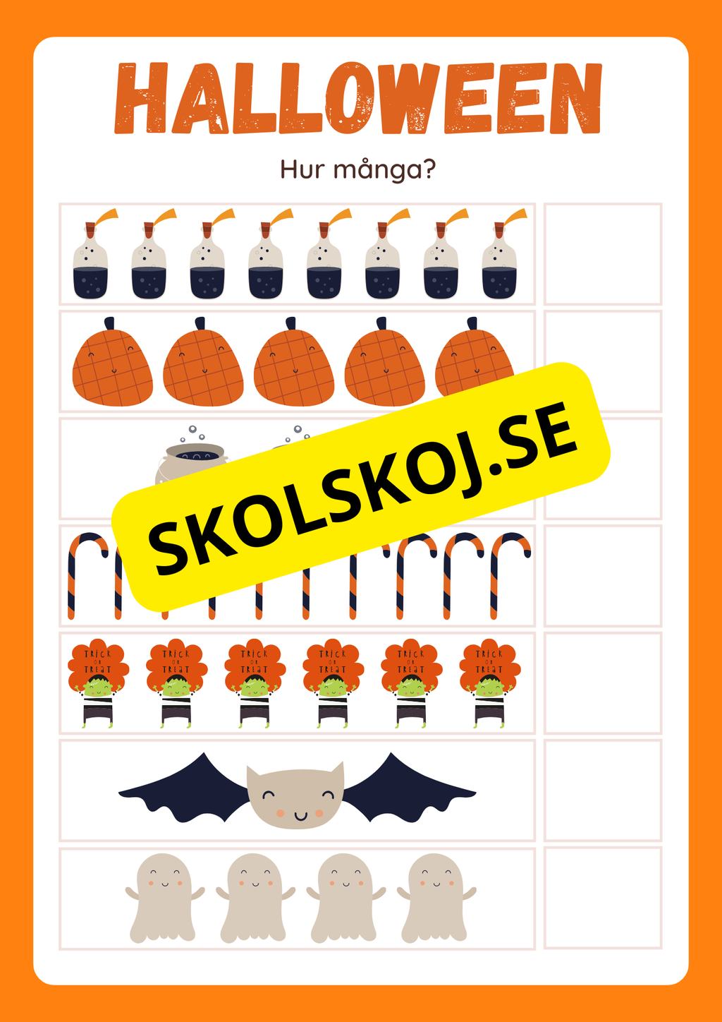 Halloween matematik