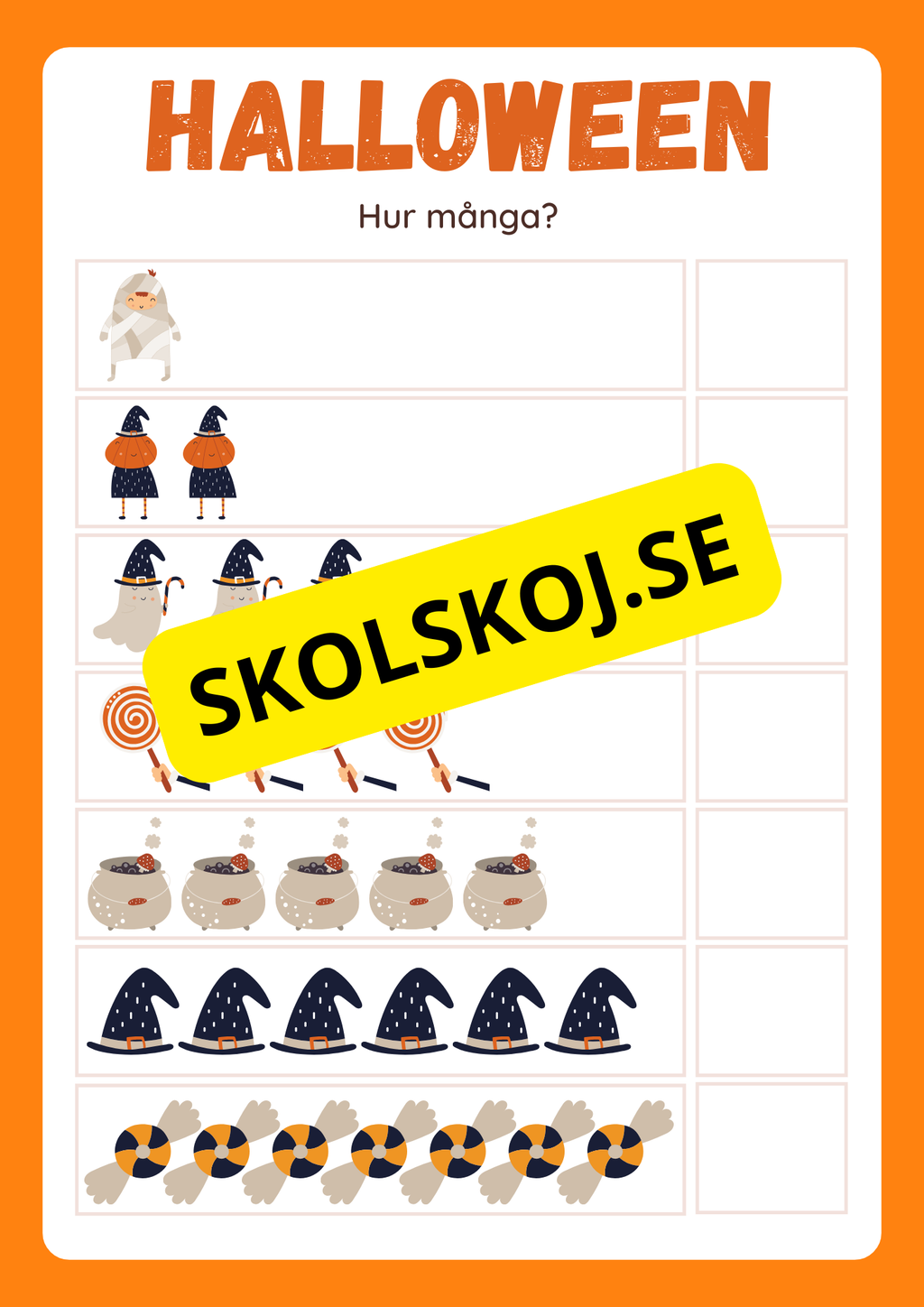 Halloween matematik