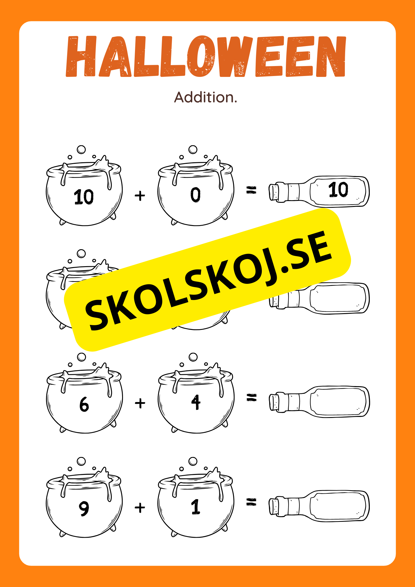 Halloween matematik