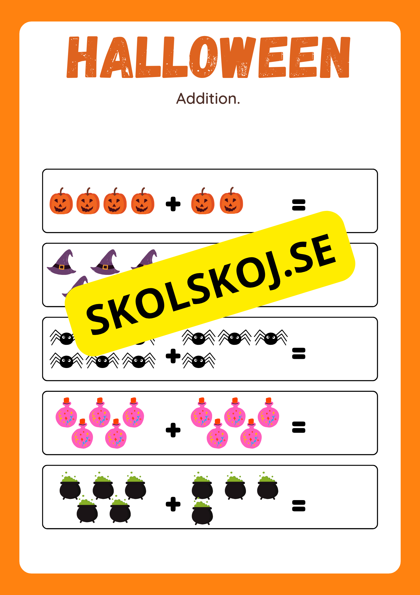 Halloween matematik