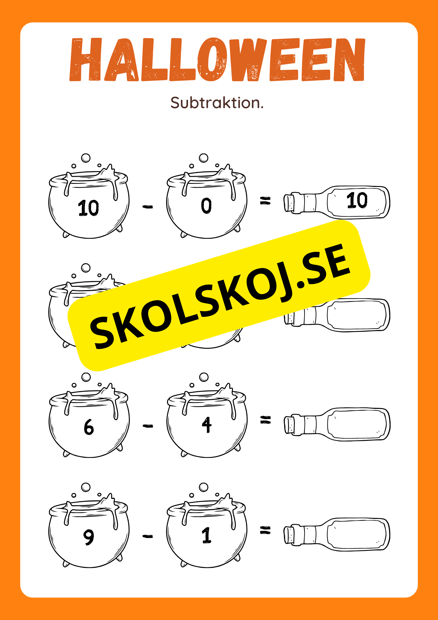 Halloween matematik
