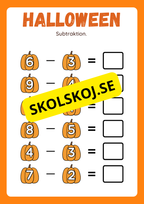 Halloween matematik