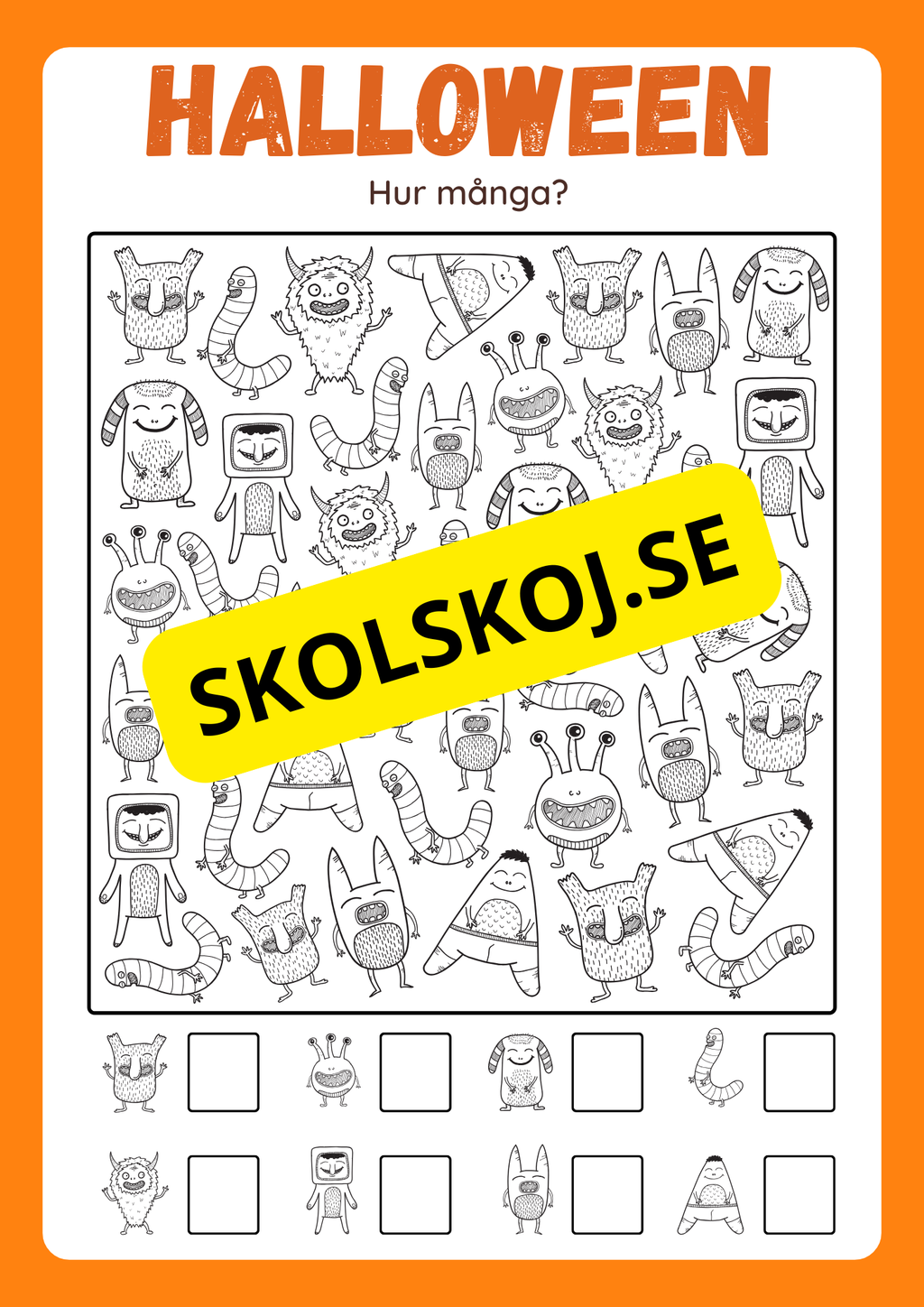 Halloween matematik